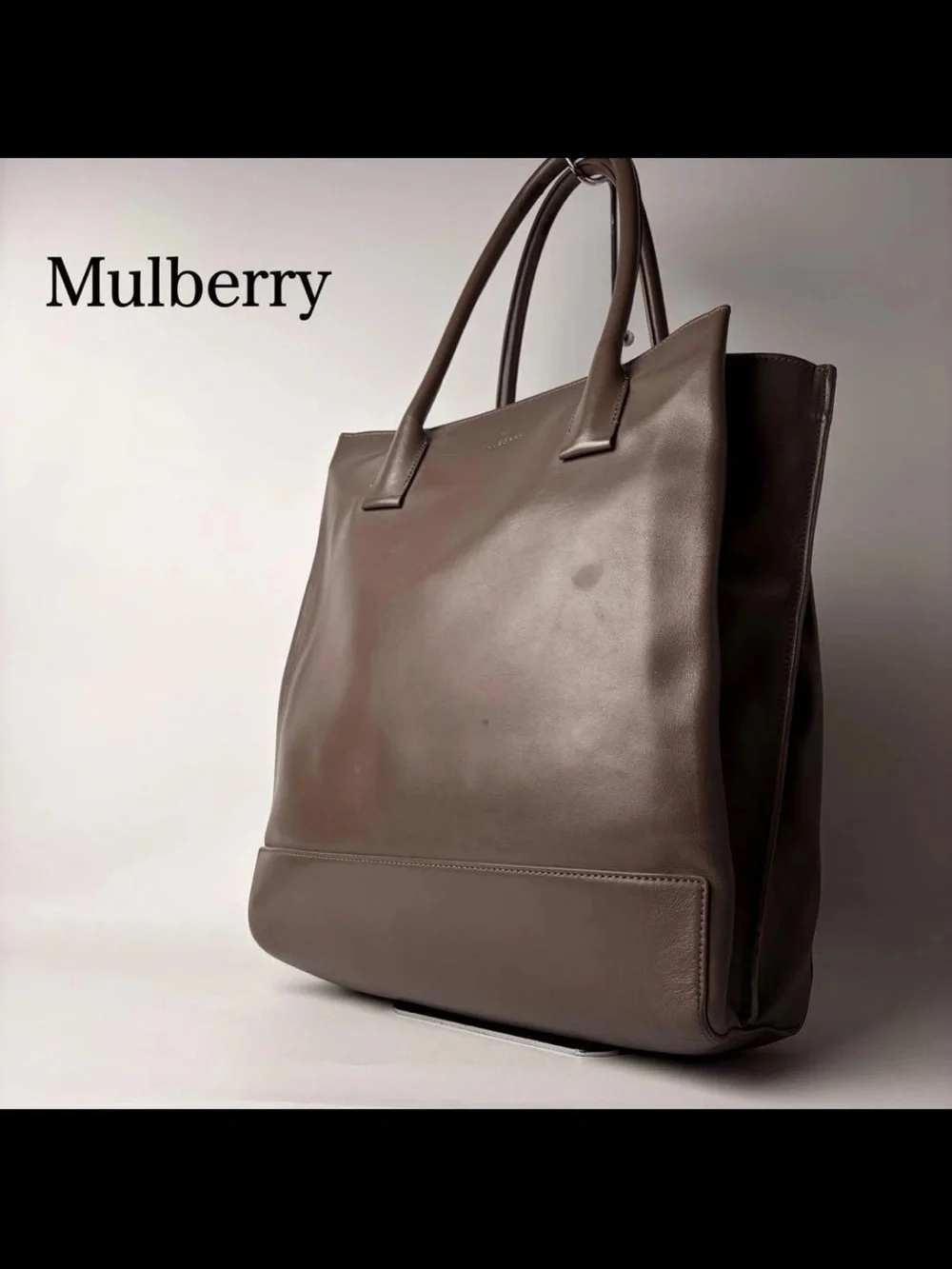 Mulberry Men's Leather Tote Bag in Brown